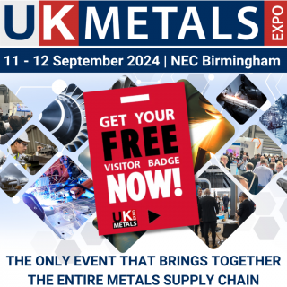 We're exhibiting at the UK Metals Expo - Visit us on Stand F30 We're exhibiting at the UK Metals Expo - Visit us on Stand F30
