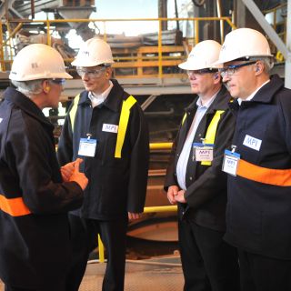 World leading steel producer pays visit to Materials Processing Institute World leading steel producer pays visit to Materials Processing Institute